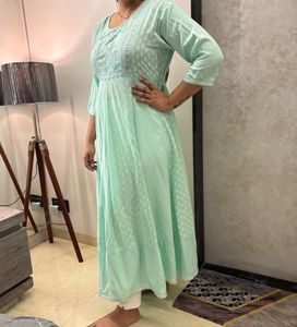beautiful pastel anarkali