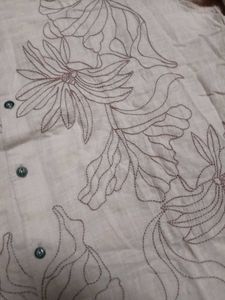 Boxy fit shirt ( Embroided )
