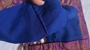 Beautiful Purple Silk Blouses..set of two