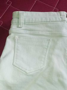 Baby Girl Light Green Shorts