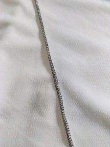 Crop Tops Stitched Curved Heem