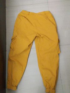 Trendy Mustard Cargo Pants