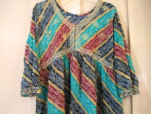 Bohemian Print Maxi Dress