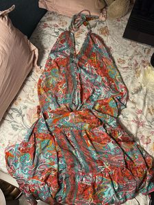 Boho Chic Halter Maxi Dress