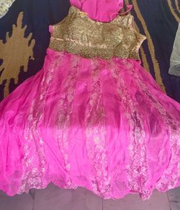 Stunning Pink gown Set