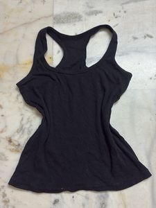 Black Racerback Tank Top
