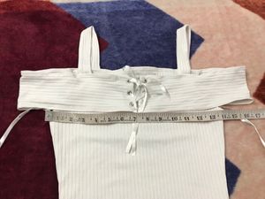 Primark Off shoulder  Bodysuit Length 28 Bust