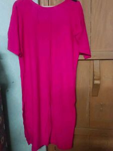 Vibrant Pink ,black and blue Sequined Kurta
