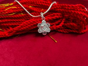 Silver Om Pendant