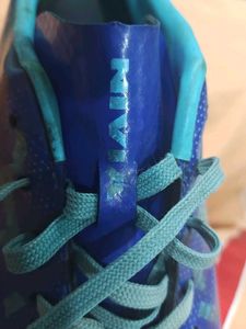 Blue Nivia Athletic Football Cleats