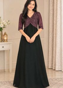Sparkly Ruched Front Midi Dress