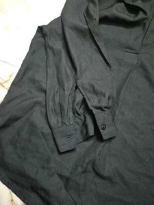 Classic Black Collared Top