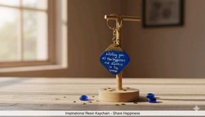 Personalized Resin Keychain