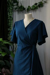 Blue Wrap Dress