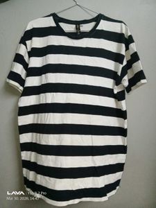 Striped Round Neck T-Shirt