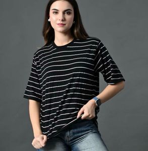 Striped Oversized Tee