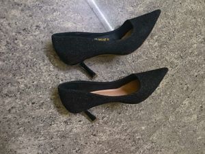 Sparkly Black Stiletto Heels