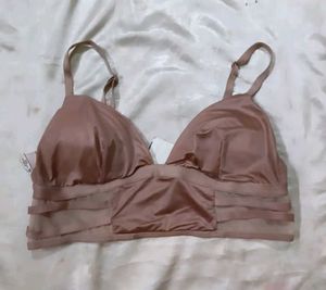 Satin Triangle Bra
