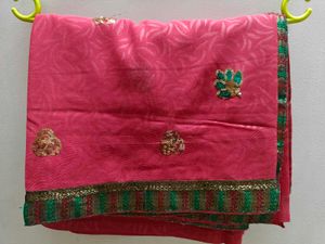 Elegant Pink Saree
