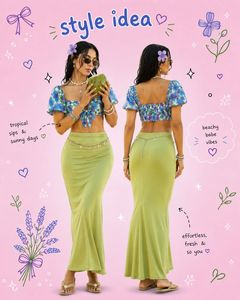 Bluebell Floral Wrap Top