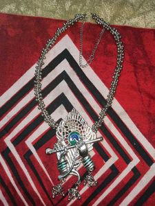 Krishna Pendant Necklace &amp; Earrings Set