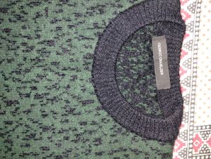 Black And Green Sweater
