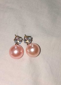 Pearl &amp; Heart Dangle Earrings Set