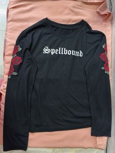 Spellbound Rose Sleeve T-Shirt