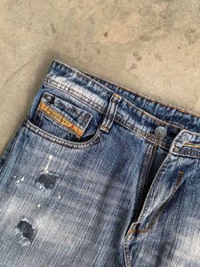 Original Diesel Retro Distressed Flare Jeans