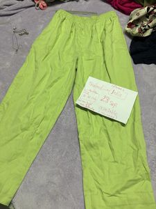 Lime Green Palazzo Pants Long40