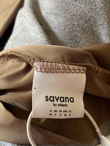 Asymmetrical Layered Khaki Skirt