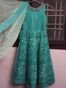 beautiful dress with attached dupatta