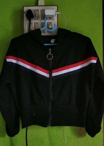 Stylish Black Zip-Up Jacket