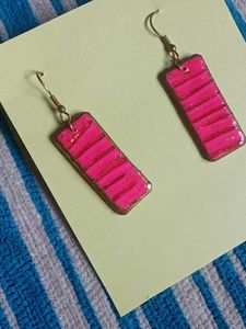Pink Statement Earrings