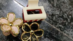 Cute Flower Hair Claw Clips
