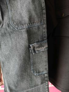 Women's Baggy Denim Cargo