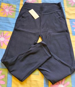 Stylish Navy Blue and black pents - Set of 2
