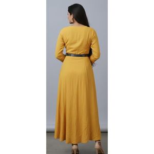 Mustard Yellow Maxi Dress