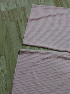 Pink Ribbed Wide Leg Pants