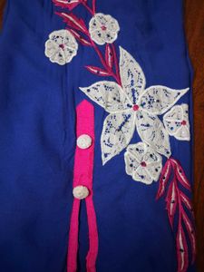 Vibrant Blue Kurta palazzo set