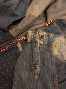 Stylish Denim Patchwork Shirt (UNISEX)