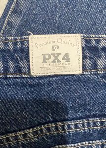 High-rise straight-leg denim Jeans