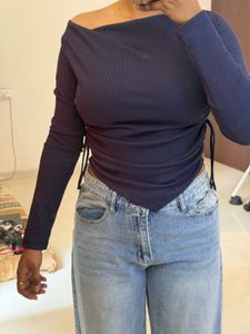 Off-Shoulder Asymmetrical Top
