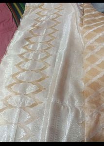 Beautiful Saree With Cotton Blouse