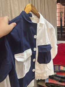 Color Block Short Sleeve Shirt