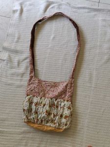 Floral Print Sling Bag(cotton)