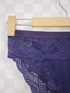 (1300)Elegant Purple Lace Panties