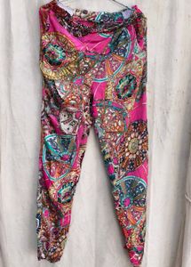 719. Vibrant Boho Print Pants