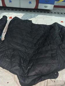Stylish Black Quilted Jacket