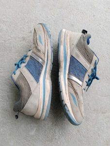 Blue &amp; White Athletic Sneakers